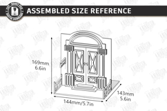 Decorative Door Bookends Laser Cut Bundle | Home Library SVG Product Image 11