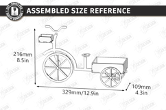Wooden Wheelbarrow Planter Laser Cut Bundle | Garden Decor Product Image 6