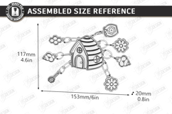 Knitting Stitch Markers Laser Cut | Crochet Progress Keeper Product Image 2