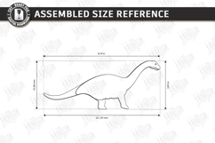 Dinosaur Desk Decor Laser Cut | Dinosaur Model Laser | CNC Product Image 2
