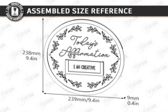 Interchangeable Affirmation Sign Laser Cut | Hanging Signs Product Image 2