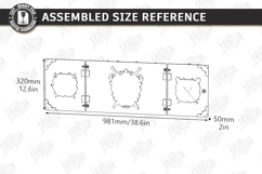 DM Screen Laser Cut | Game Master Screen | RPG Games | CNC Product Image 7