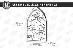 3D Layered Easter Decor Laser Cut Bundle| Resurrection Scene Product Image 16
