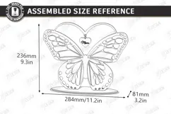 Mother's Day Hanging Heart Laser Cut | Floral Heart SVG |CNC Product Image 2