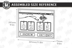 Fishing Log Trackers Laser Cut Bundle | Father's Day Gift Product Image 21