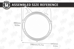 Cat Scratcher Laser Cut Bundle | Wall Mounted Cat Scratching Product Image 11