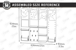 Home Organizer Key Holder Rack Laser Cut Bundle | Wall Decor Product Image 17