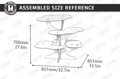 Party Tiered Trays Laser Cut Bundle | Cupcake Holders | CNC Product Image 16