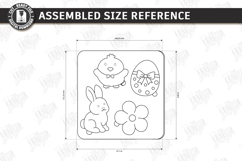 Easter Kids Puzzles Laser Cut Bundle | Easter Bunny SVG |CNC Product Image 16