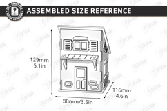 Miniature House Planter Laser Cut | Succulent Pot | Garden Product Image 2