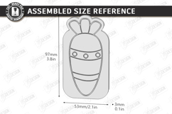 Paintable Easter Character Laser Cut | Kids Easter | Paint Product Image 2