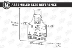 Funny BBQ Timer Laser Cut | Grilling Rules Wall Sign SVG Product Image 2