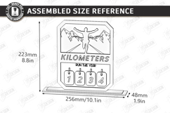 Runner Tracker Laser Cut Bundle | Fitness Progress Board SVG Product Image 16