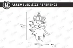 Animal Clothespin Puppets Laser Cut | Moving Mouth Toy SVG Product Image 2