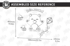 Nursery Wall Decor Laser Cut | Kids Room Decor | Kids Laser Product Image 2