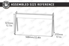 Wooden Slipper Stand Laser Cut | Guest Shoe Rack SVG | CNC Product Image 2