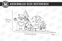 Coloring Montessori Toy for Kids Laser Cut | Paintable SVG Product Image 2