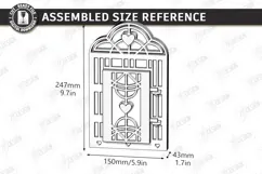 Switch Cover Door Laser Cut | 3D Door Light Switch Cover SVG Product Image 2