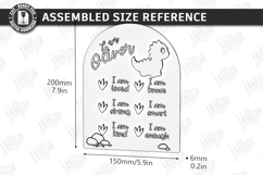 Daily Affirmations for Kids Laser Cut | Motivational SVG Product Image 2