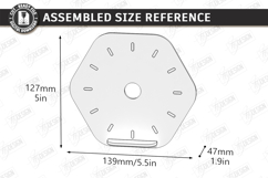 Wooden Table Clock Laser Cut Bundle | Desktop Clock Stand Product Image 6