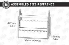 Kids Bookshelf Laser Cut Bundle | Nursery Decor | Kids Laser Product Image 11