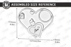 Heart Tea Light Candle Holder Laser Cut | Valentines Day SVG Product Image 2
