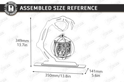 Halloween Hand Lantern Laser Cut | Halloween Hanging Lantern Product Image 2