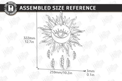 Dream Catcher Laser Cut | Boho Wall Hanging | Garden Decor Product Image 3