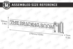 Bathroom Door Corner Laser Cut |Office Wall Sign| Funny SVG Product Image 2