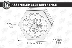 Gift Boxes Laser Cut Bundle | Floral Lid Jewelry Boxes | CNC Product Image 16