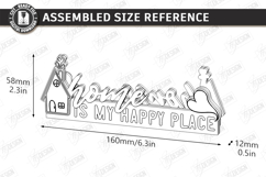 Magnet Photo Holder Laser Cut|Desk Photo Holder|Photo Stand Product Image 2