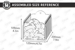 Easter Basket Laser Cut | Easter Bunny | Bunny Egg Crate SVG Product Image 2