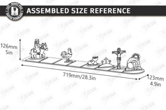 Holy Week Interactive Chart Laser Cut | Easter Story SVG Product Image 2