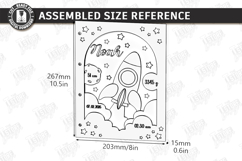 3D Baby Photo Album Cover Laser Cut Bundle | Kids Laser |CNC Product Image 16