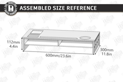 Desk Monitor Stands Laser Cut Bundle | Office Decor | CNC Product Image 16
