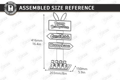 Easter Egg Hunt Sign Laser Cut | Outdoor Easter Sign Stakes Product Image 2