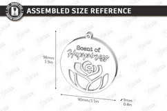 Air Freshener Laser Cut | Car Charm | Hanging Decorations Product Image 2