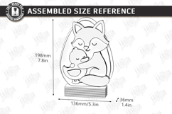 Cute Kids Night Light Stands Laser Cut Bundle | Table Lamps Product Image 25