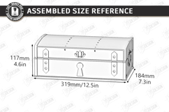 Retro Treasure Chest Laser Cut Bundle | 5 Vintage Boxes SVG Product Image 16