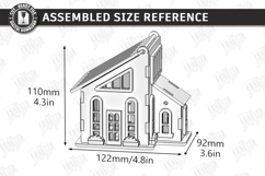 Candle House Laser Cut Bundle | Night Light | Candle Holders Product Image 11