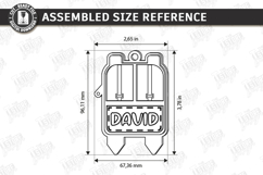 Backpack Tag Laser Cut | Keychains SVG | Name Tag | Bag Tag Product Image 2