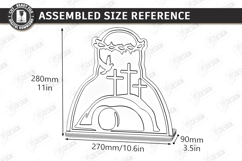 Easter Candle Holder Laser Cut | Christian Scene | Religion Product Image 2