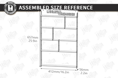 Desktop Book and Photo Organizer Laser Cut | Wall Decor |CNC Product Image 26