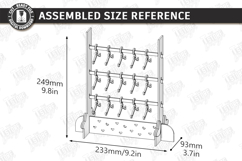 Mini Hanger Jewelry Display Laser Cut | Desk Jewelry Stand Product Image 2