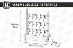 Mini Hanger Jewelry Display Laser Cut | Desk Jewelry Stand Product Image 2