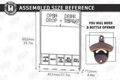 Drink Drop Board Plinko Bar Game Laser Cut | Party Game SVG Product Image 2