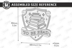 To Be Read Shelf Decor Laser Cut | Shelf Sitter | Home Decor Product Image 16