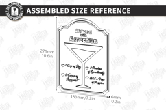 Valentine’s Day Board Laser Cut|Recipe for Love SVG|Kitchen Product Image 3