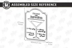Valentine’s Day Board Laser Cut|Recipe for Love SVG|Kitchen Product Image 3