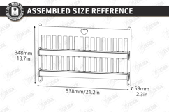 Kids Book Holder Laser Cut | Wall Bookshelf | Nursery Decor Product Image 3